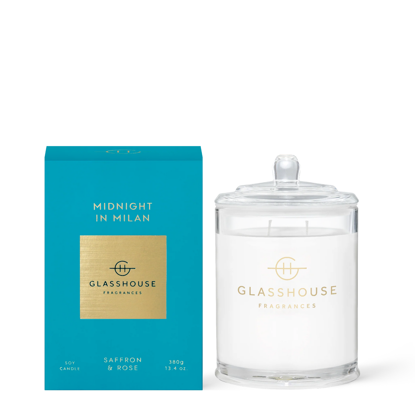 Glasshouse Fragrances Classic Candle in Midnight in Milan