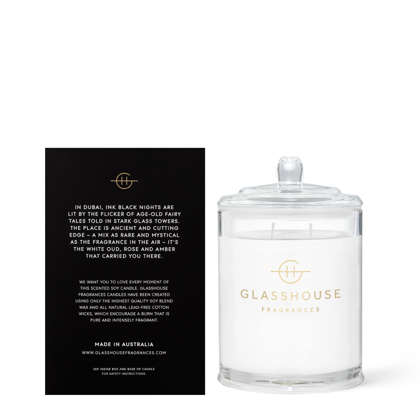 Glasshouse Fragrances Classic Candle in Arabian Nights