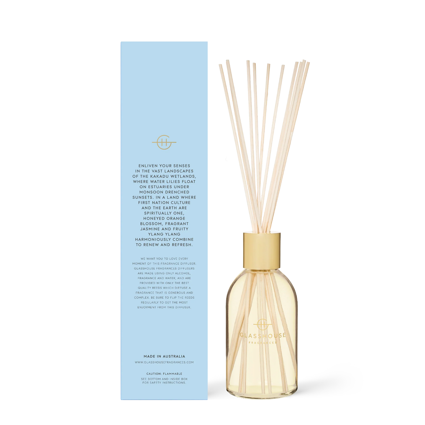 Glasshouse Fragrances Reed Diffuser in Kakadu Dreaming