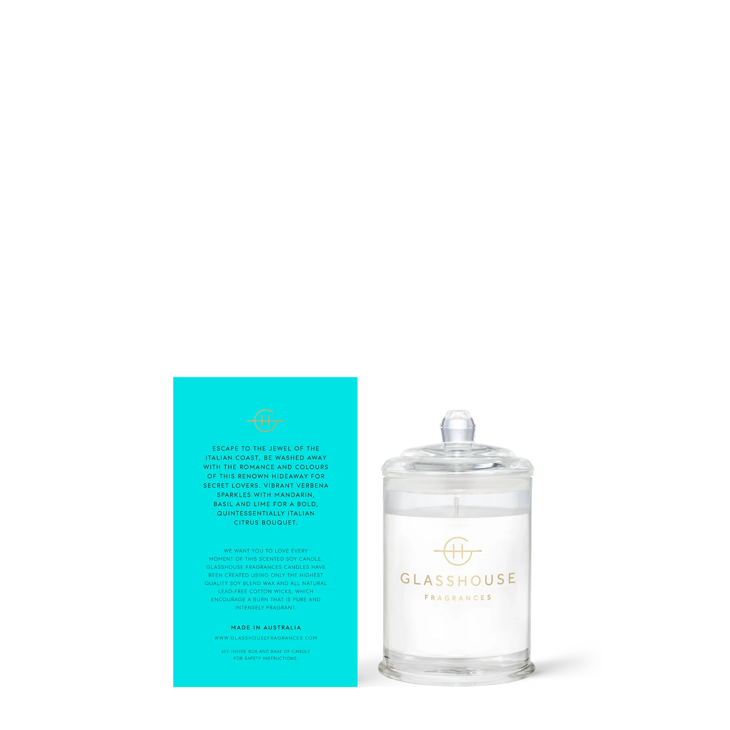 Glasshouse Fragrances Votive Candle in Passion in Positano