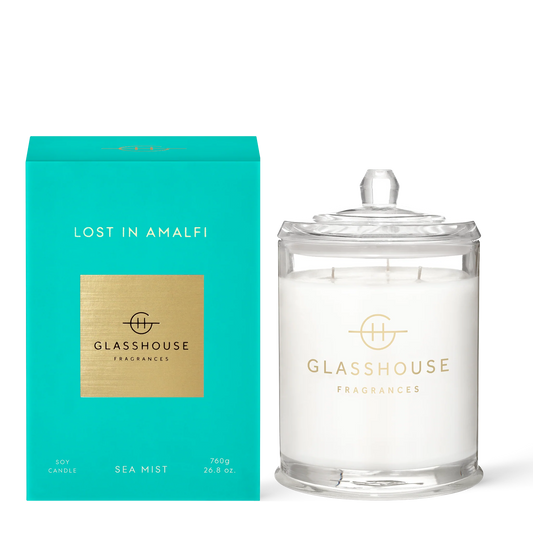 Glasshouse Fragrances 3 Wick Candle in Lost in Amalfi