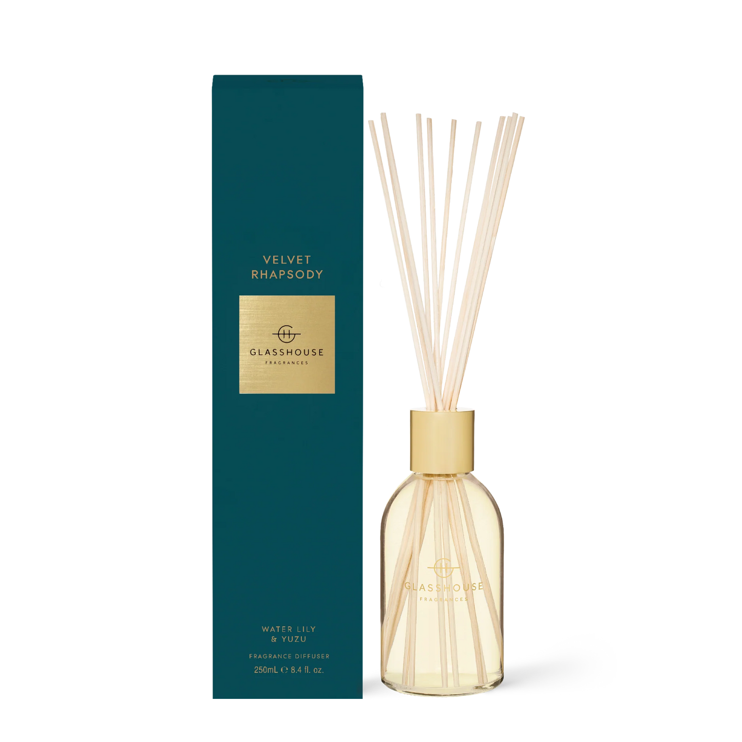 Glasshouse Fragrances Reed Diffuser in Velvet Rhapsody