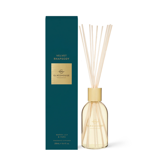 Glasshouse Fragrances Reed Diffuser in Velvet Rhapsody
