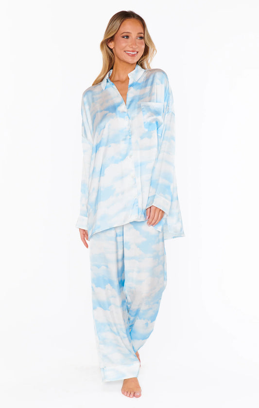 Show Me Your Mumu Overslept PJ's in Dream Cloud Silky