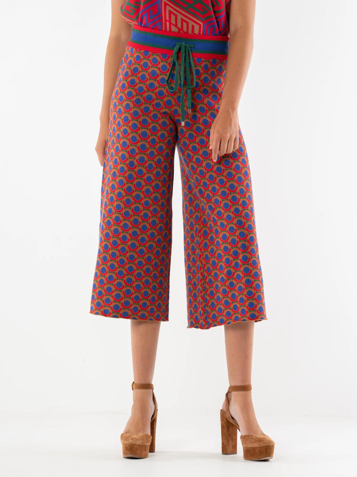 Emily McCarthy Teddy Crop Trouser in Mod
