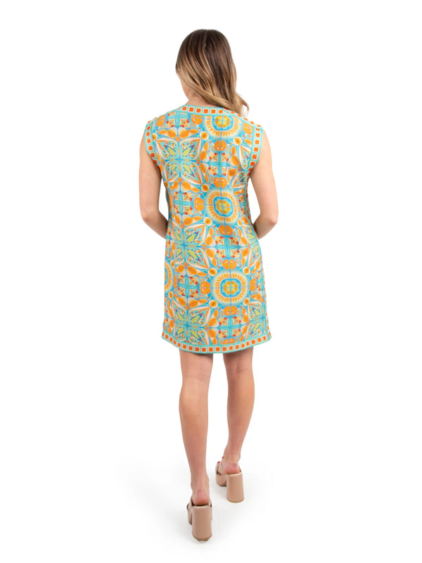 Emily McCarthy Shift Dress in Poolside