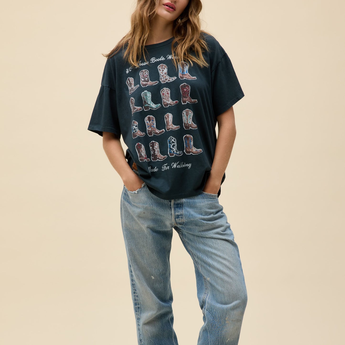 Daydreamer Merch Tee in Boots Are Made For Walkin'