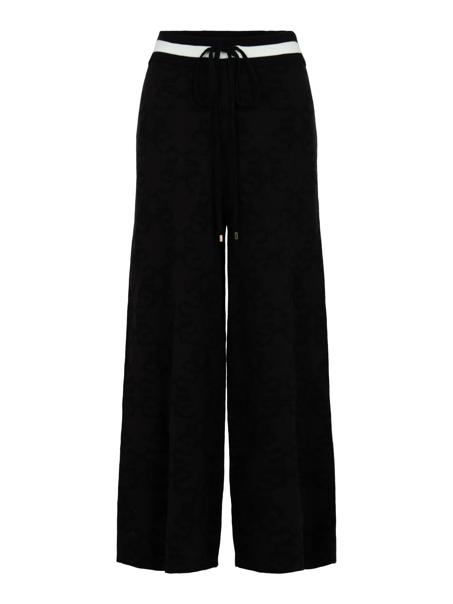 Emily McCarthy Teddy Crop Trouser in Bow Lattice