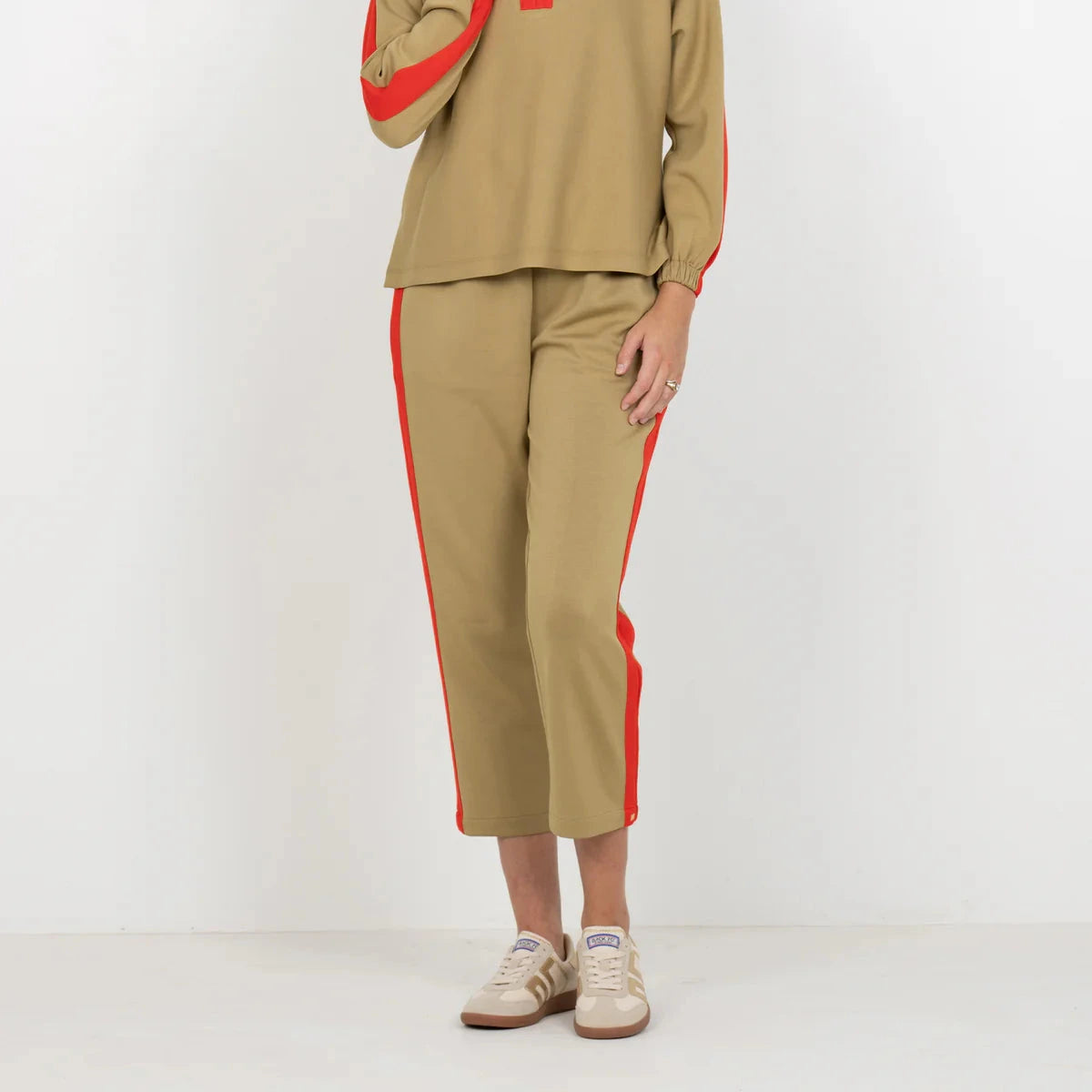 Emily McCarthy Joy Joggers in Cherry Spice