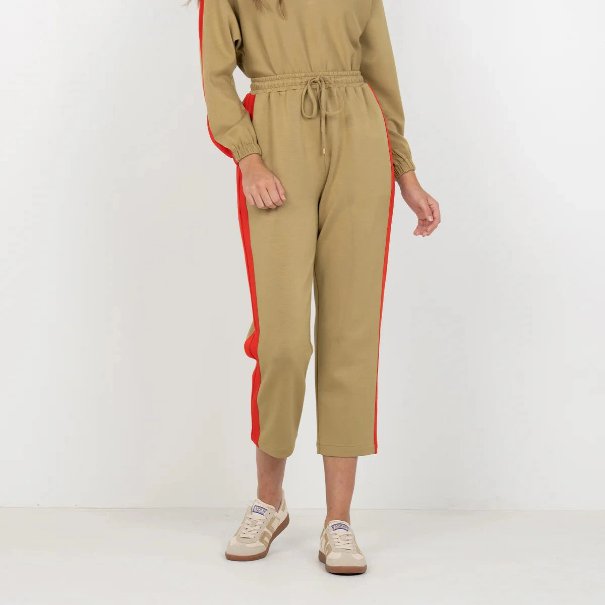 Emily McCarthy Joy Joggers in Cherry Spice