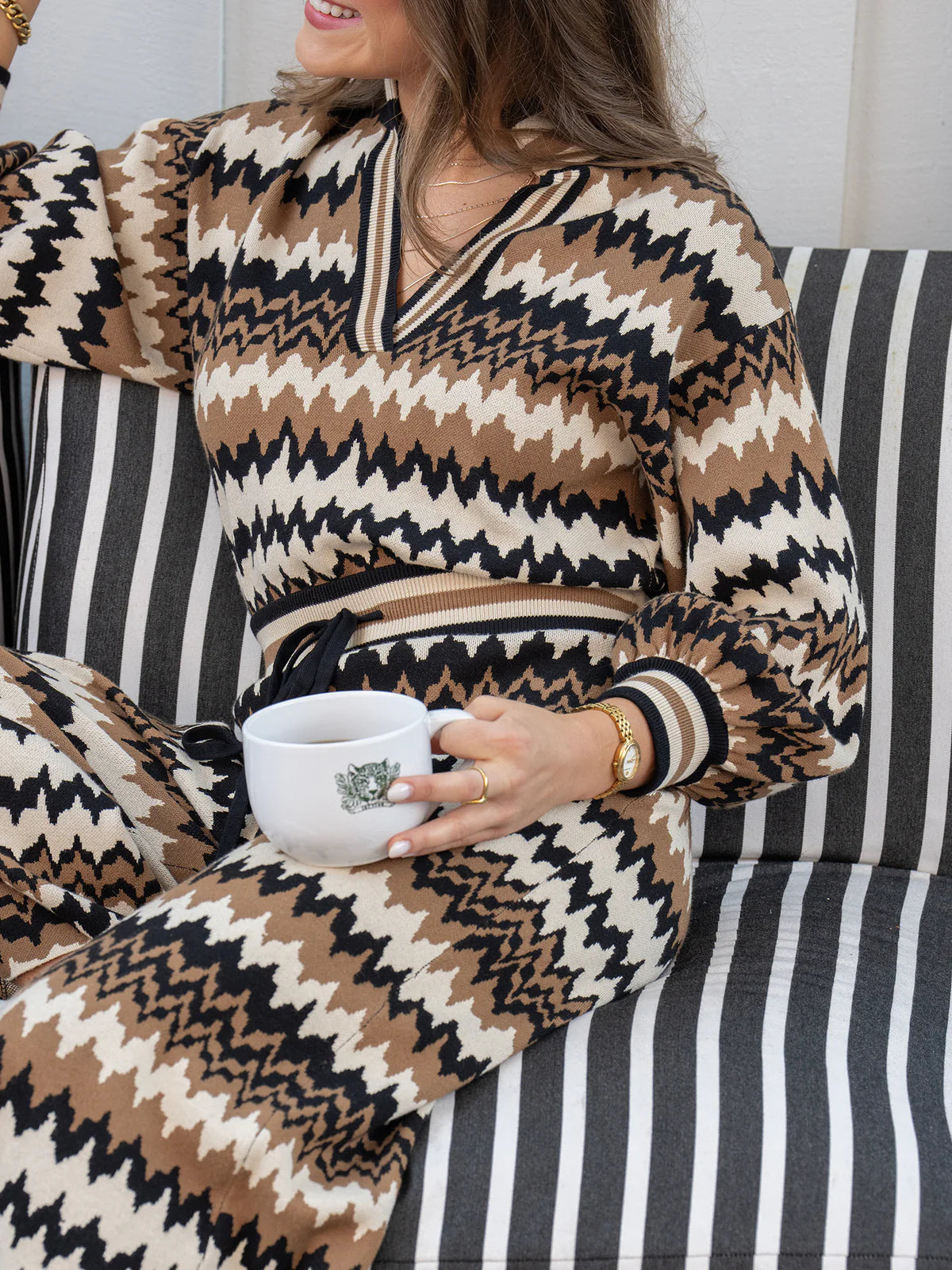 Emily McCarthy Lolli Sweater in Mocha Mirage