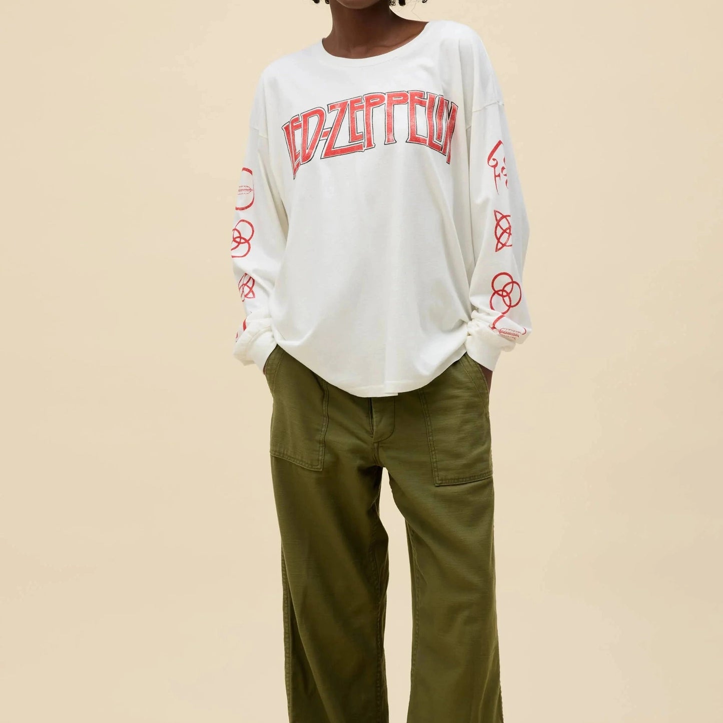 Daydreamer Longsleeve Merch Tee in Led Zeppelin