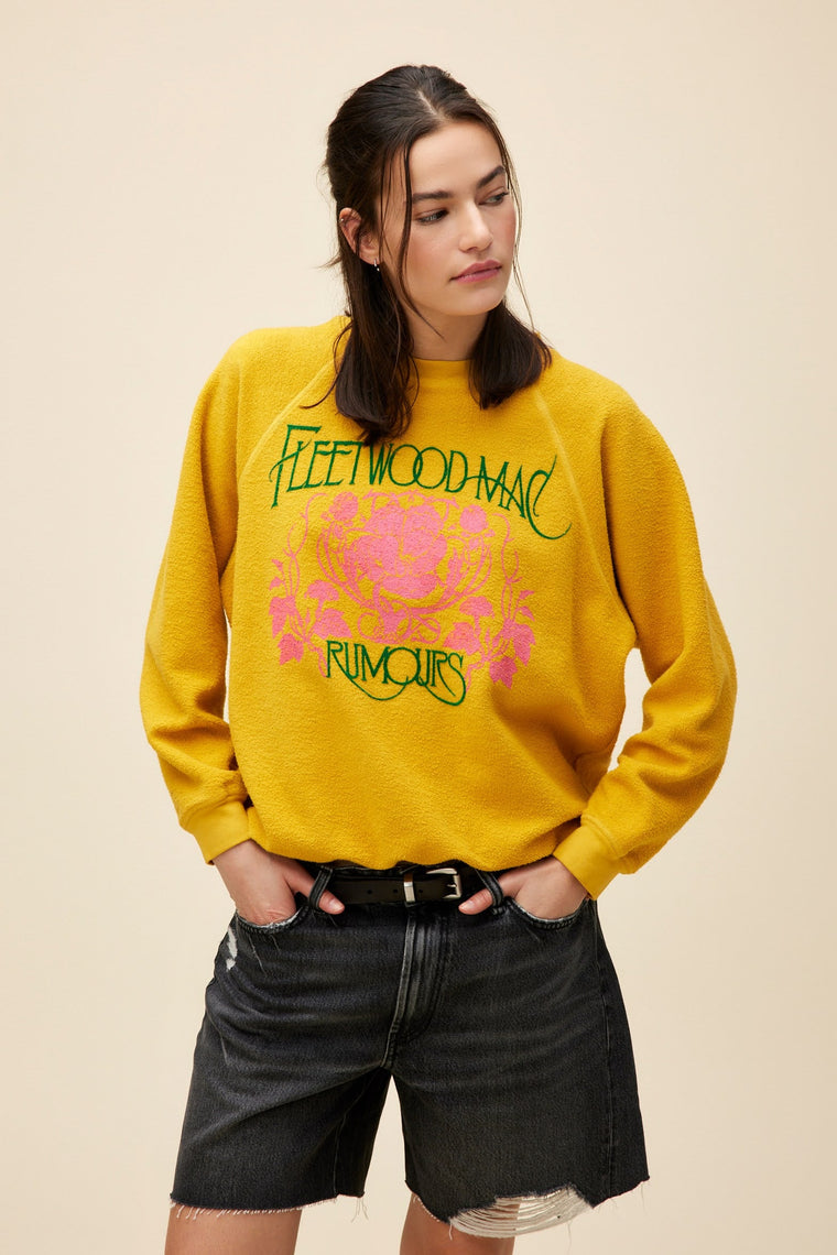 Daydreamer LA Raglan Crew in Fleetwood Mac Golden