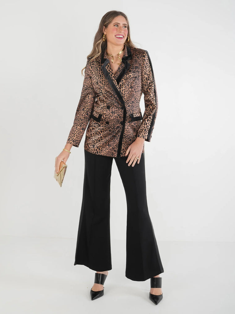 Emily McCarthy Bristol Blazer in Lady Leopard