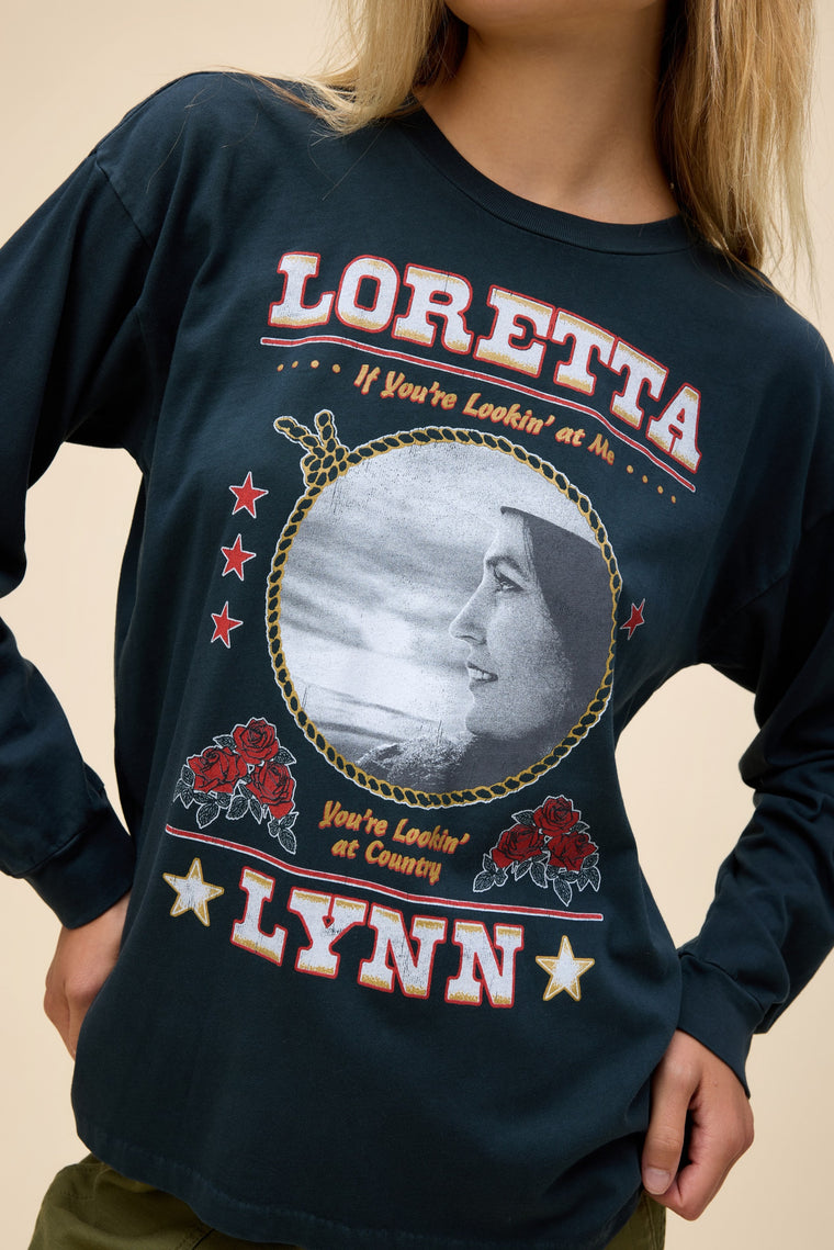 Daydreamer LA Relaxed Long Sleeve in Loretta Lynn