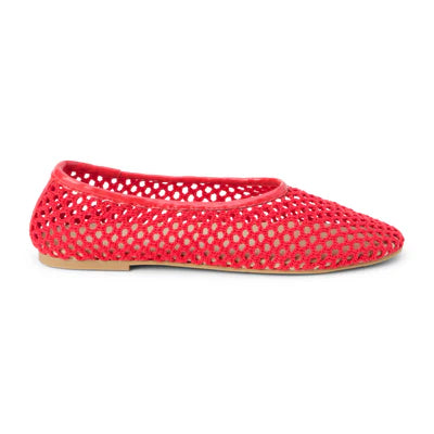 Matisse Marta Woven Flat in Red