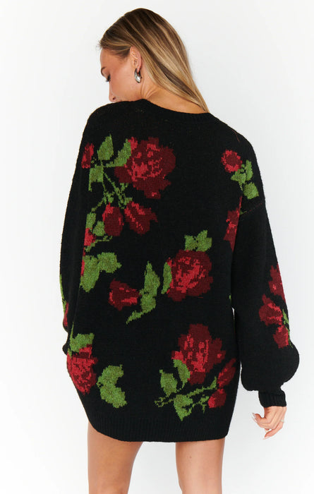 Show Me Your Mumu Summit Sweater in Send Me Roses