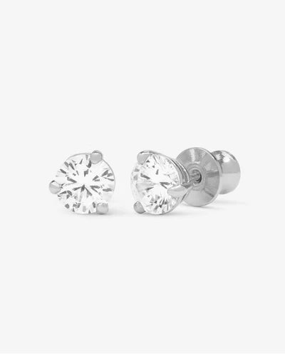 Melinda Maria Not Your Basic 6mm Studs in Silver