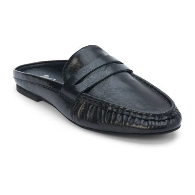 Matisse Footwear Porta Penny Loafers Mule in Black