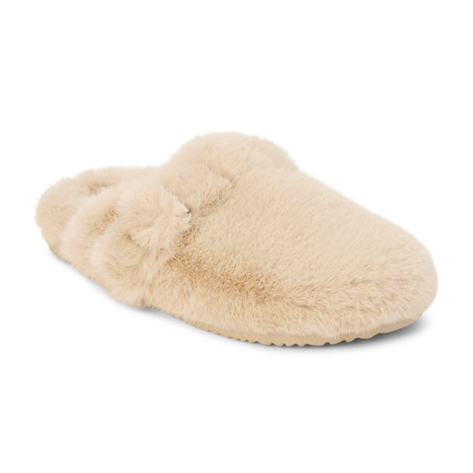 Matisse Footwear Portland Furry Slides in Natural