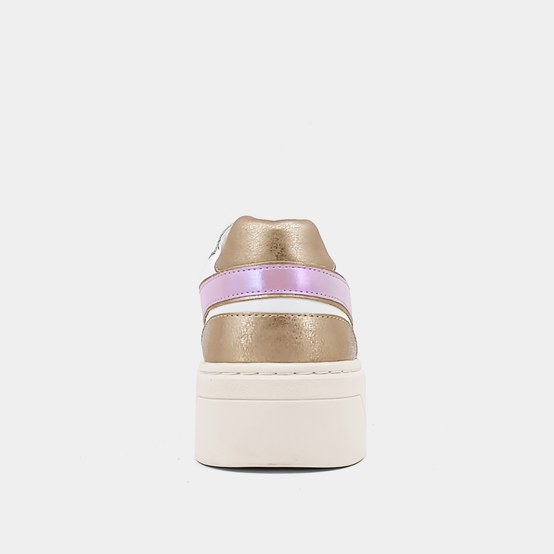 Shu Shop Satine Sneaker in Metallic Pink