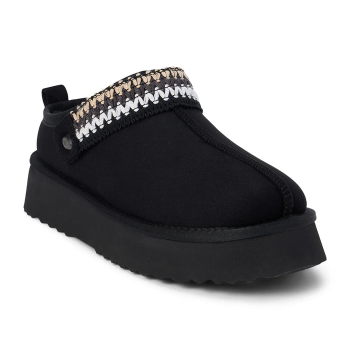 Matisse Footwear Storm Lounge Mule Slipper in Black