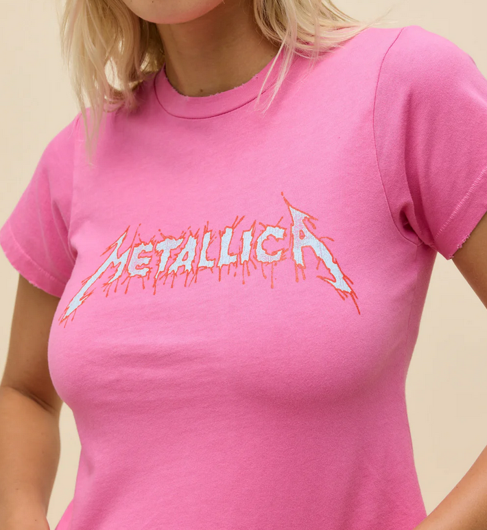 Daydreamer Vintage Tee in Flaming Sun Metallica