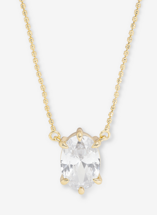 Melinda Maria She's On Point Necklace in Gold