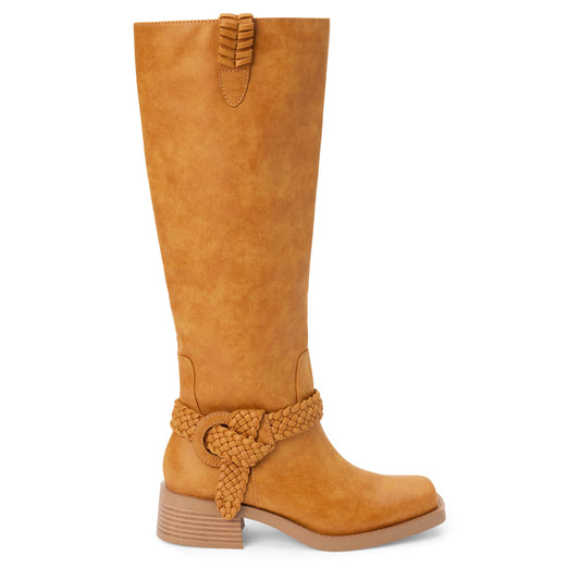 Matisse Footwear Cheyenne Braided Boots in Honey
