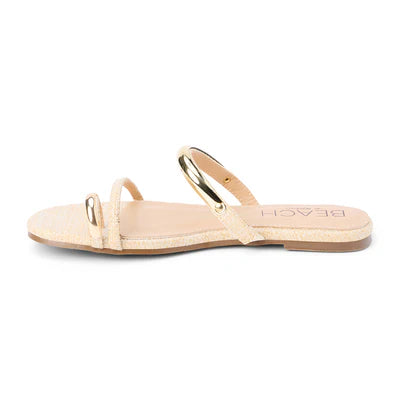 Matisse Footwear Vacay Flat Sandal in Natural