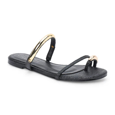 Matisse Footwear Vacay Flat Sandal in Black
