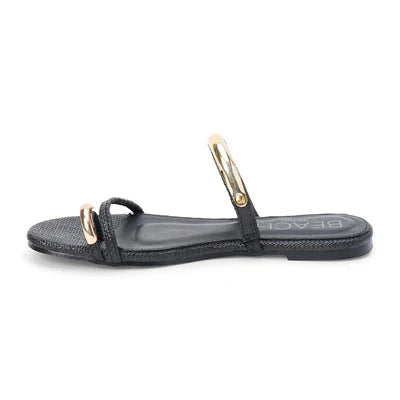 Matisse Footwear Vacay Flat Sandal in Black