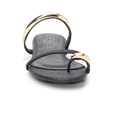 Matisse Footwear Vacay Flat Sandal in Black