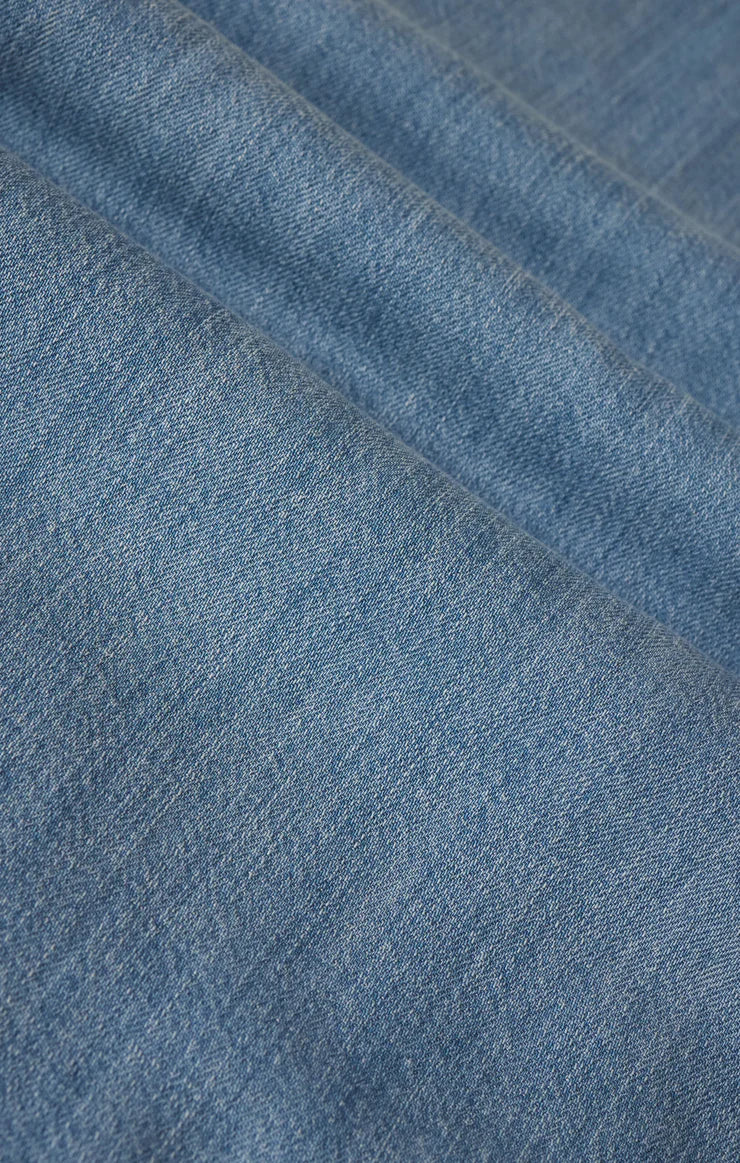 Z Supply Napa Denim Mini Dress in Shoreline
