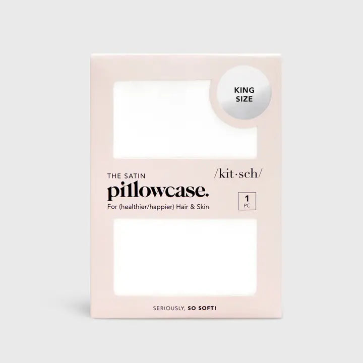 Kitsch Satin Pillowcase in King Size