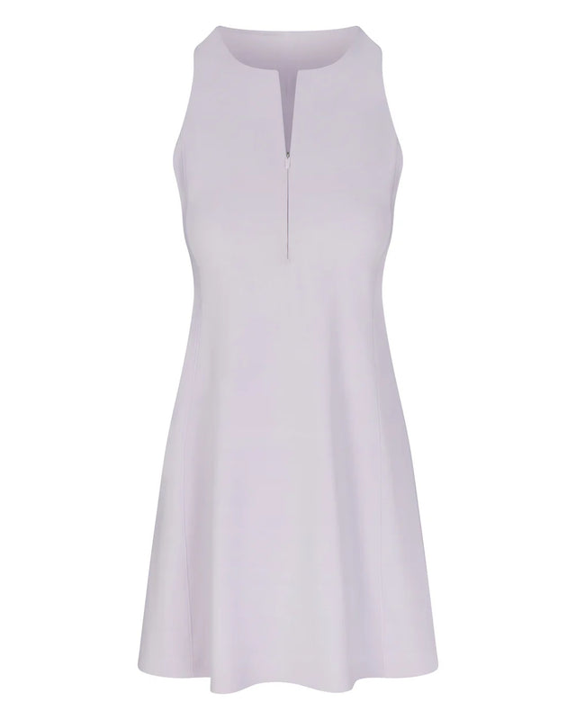 Spanx Get Moving Zip Front Racerback Dress in Violet Air