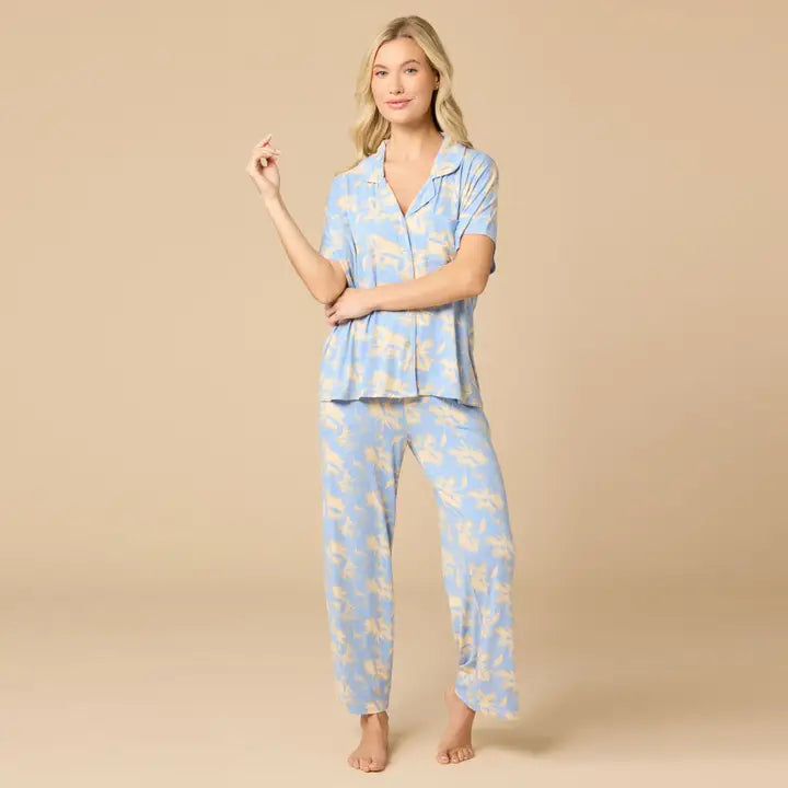 Softies Caftan Top Cropped Pant Set
