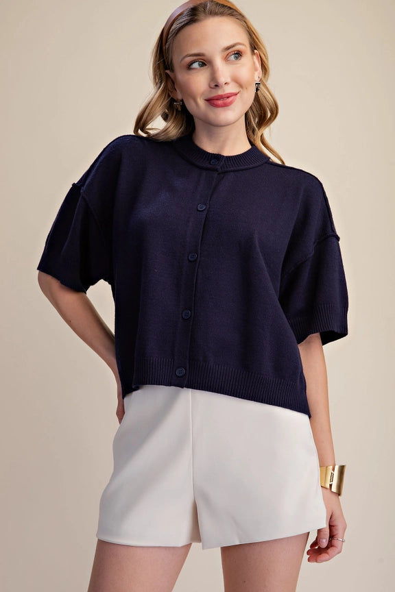 Everyday Cardi in Navy