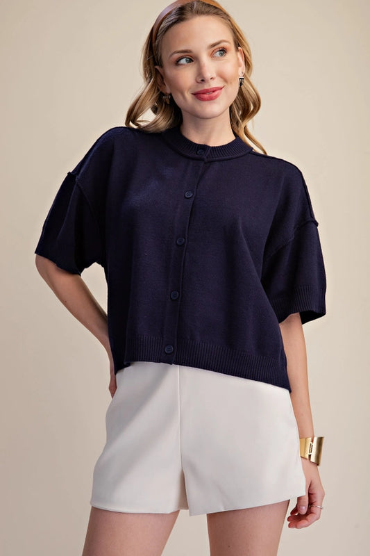 Everyday Cardi in Navy