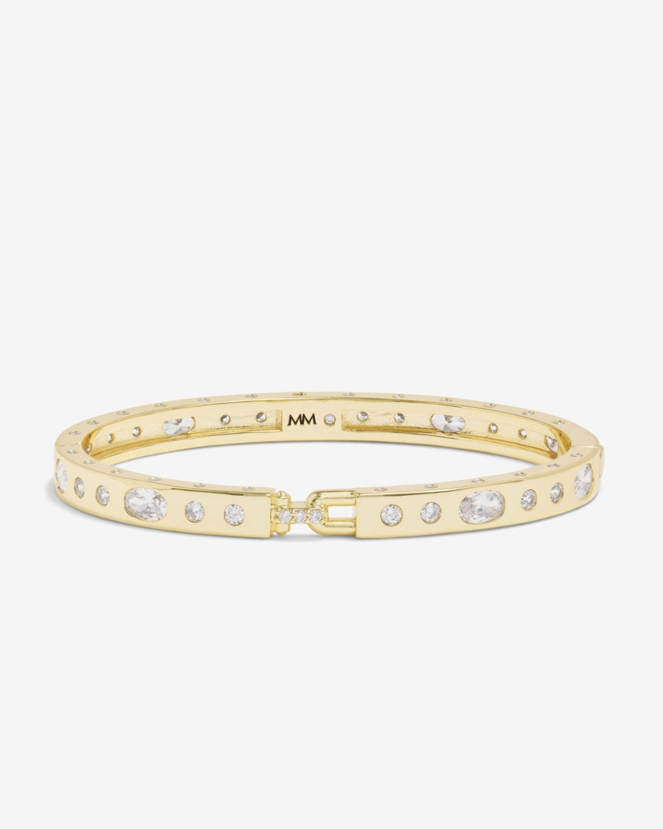 Melinda Maria Ashley Sunset Lock Cuff Gold