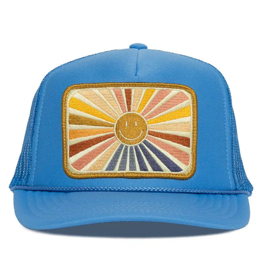 Rays of Happy Tucker Hat in Blue
