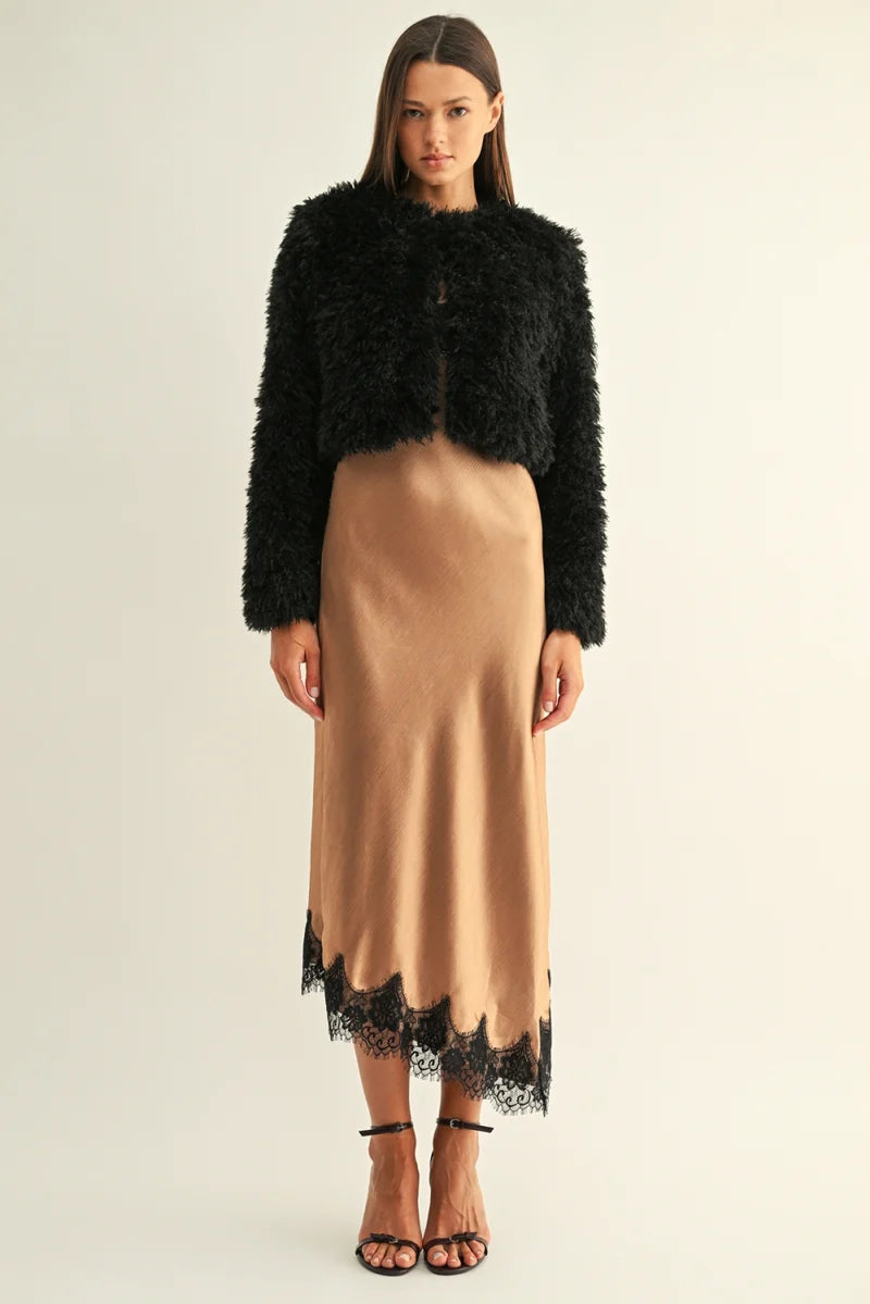 Adelyn Rae Lora Faux Fur Jacket