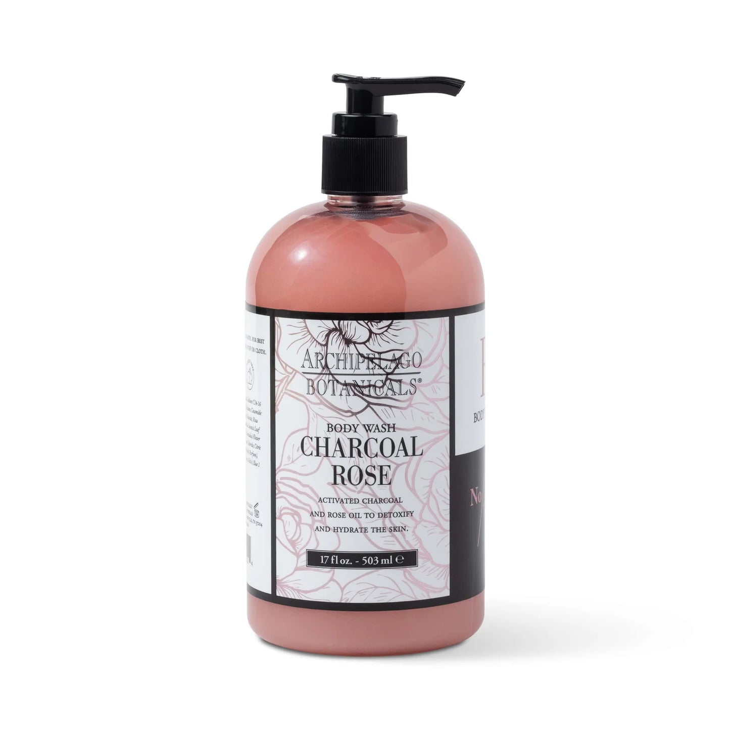 Archipelago 17oz Bodywash in Charcoal Rose