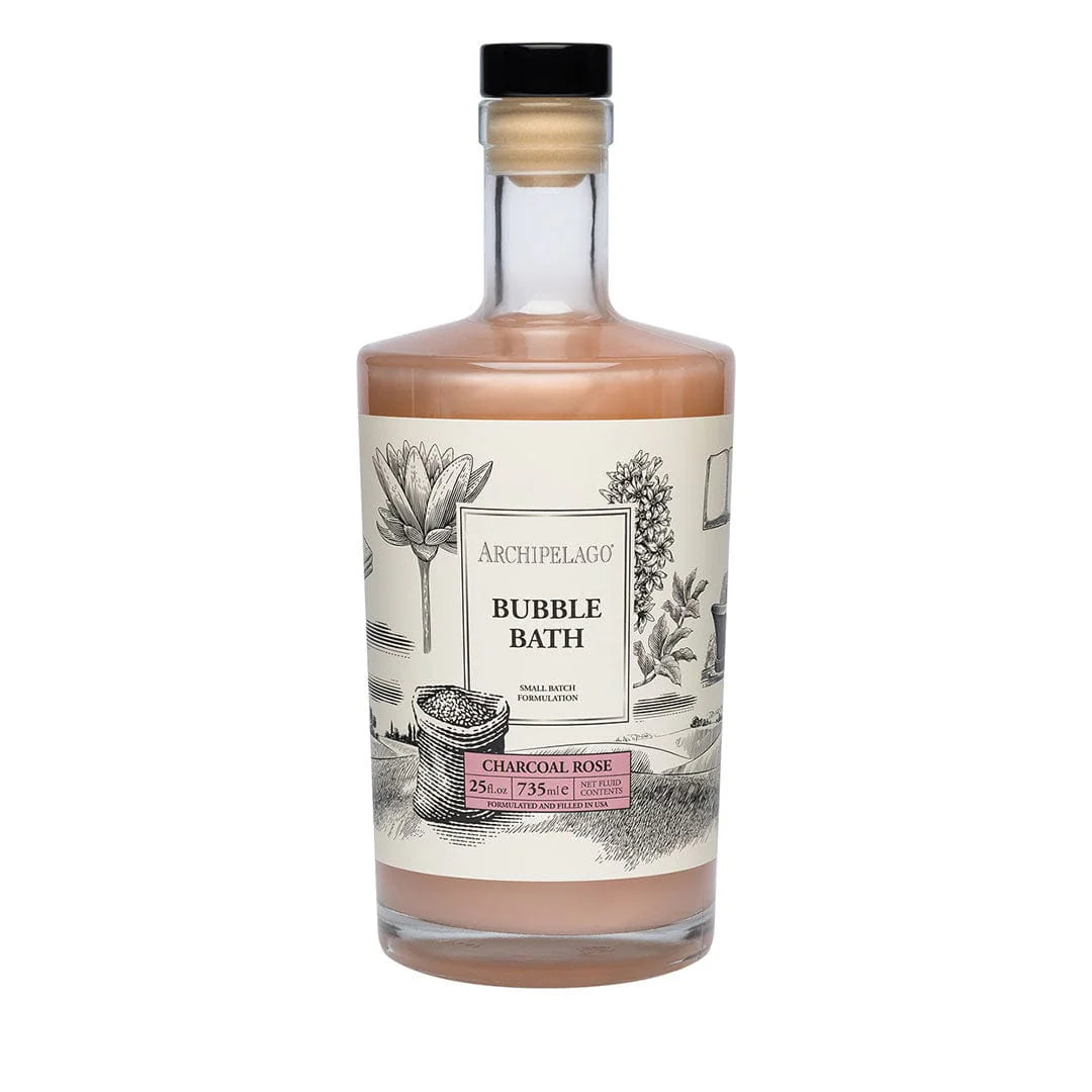Archipelago 25oz Luxury Bubble Bath in Charcoal Rose