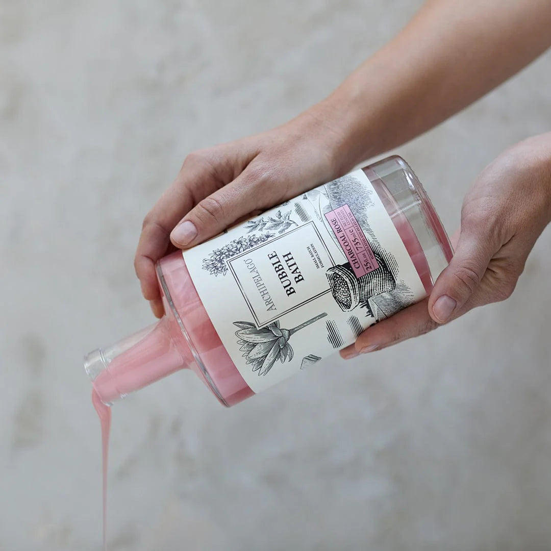 Archipelago 25oz Luxury Bubble Bath in Charcoal Rose
