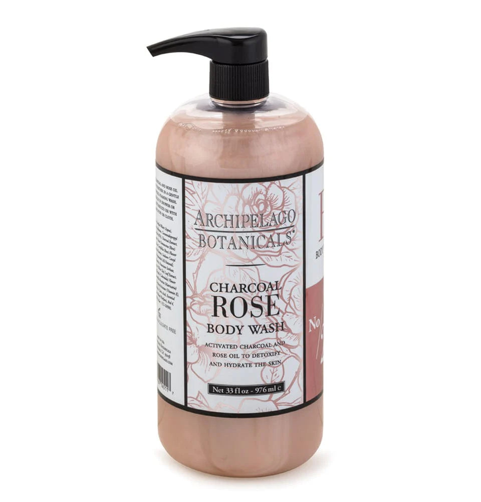 Archipelago 33oz Bodywash in Charcoal Rose