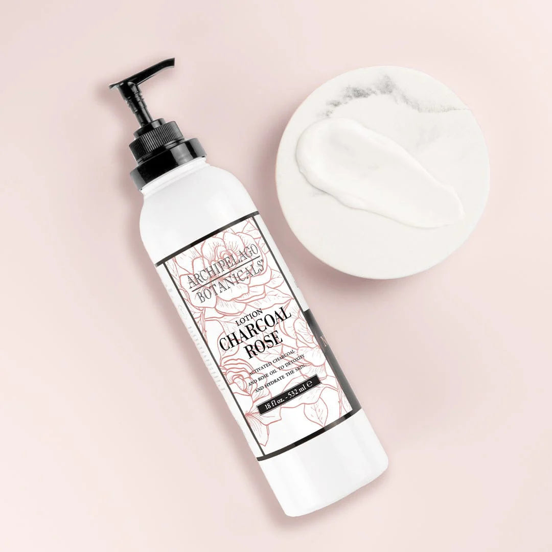 Archipelago 18oz Body Lotion in Charcoal Rose