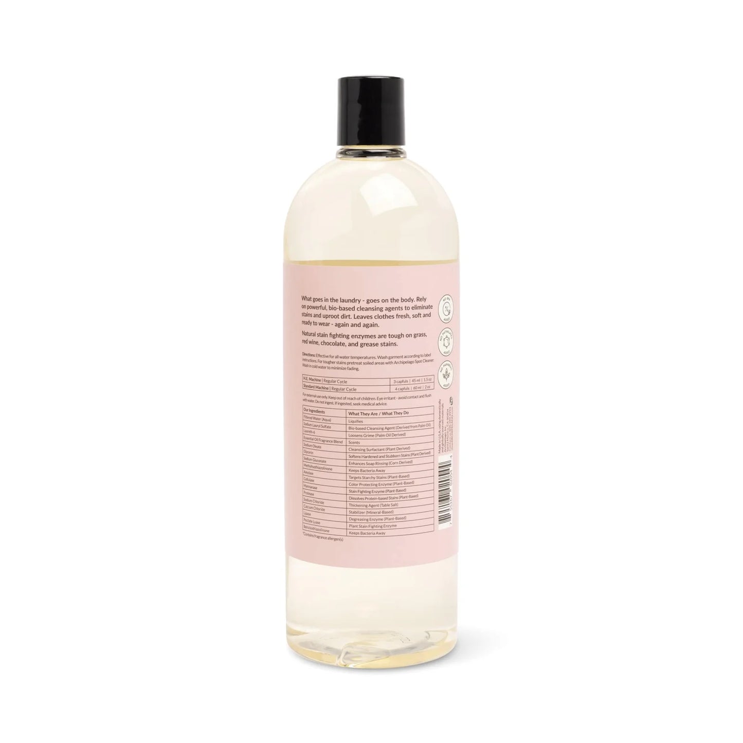 Archipelago Laundry Detergent in Charcoal Rose
