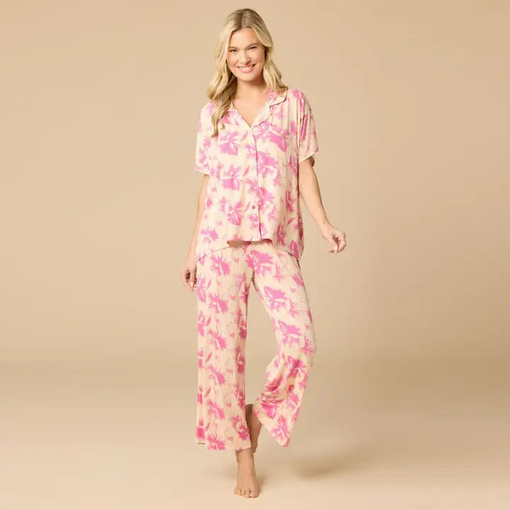 Softies Caftan Top Cropped Pant Set