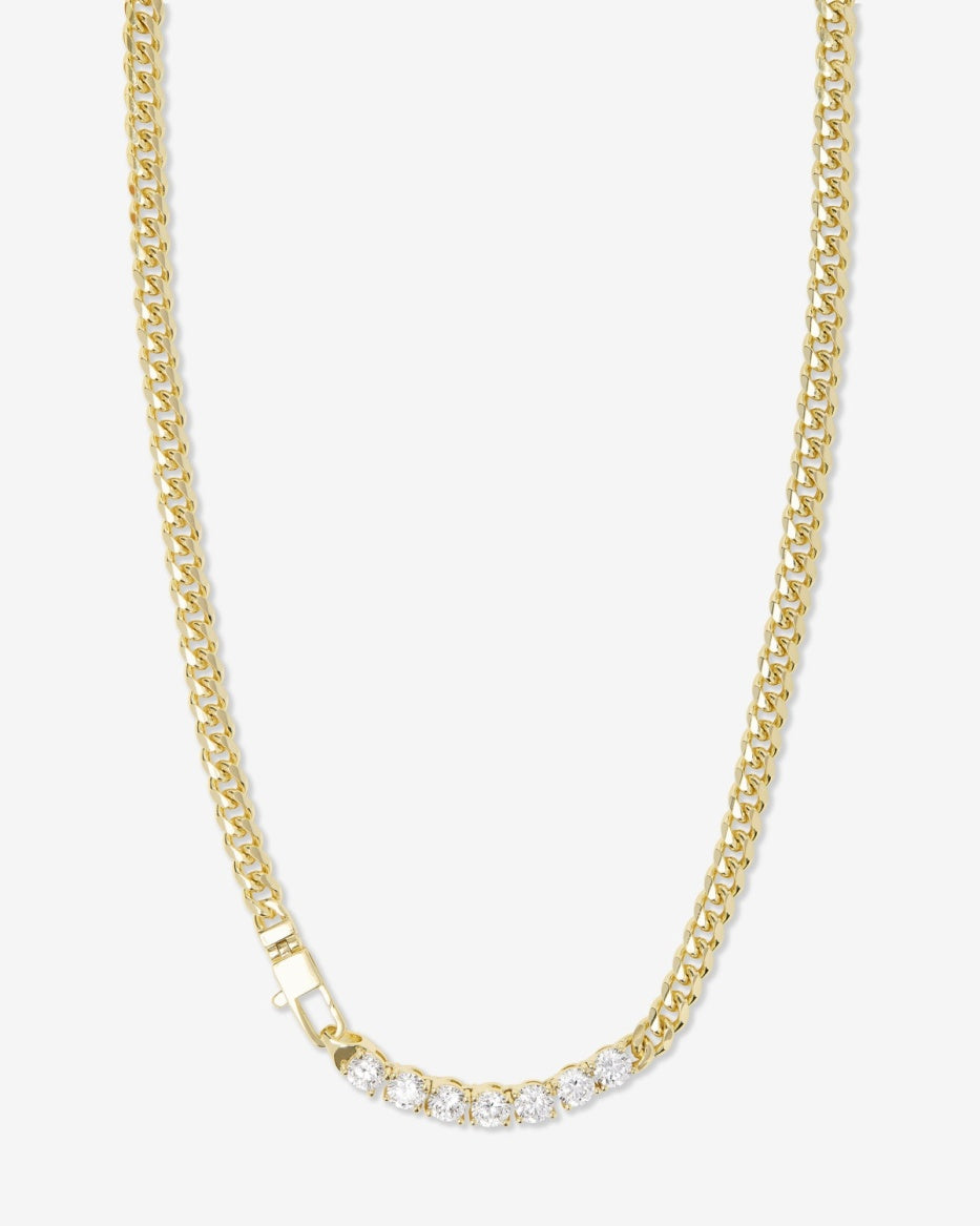 Melinda Maria Baby Julian Loves Diamonds Necklace in Gold